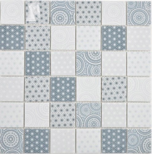 Glas mosaïque eco - mosaïque, blanc